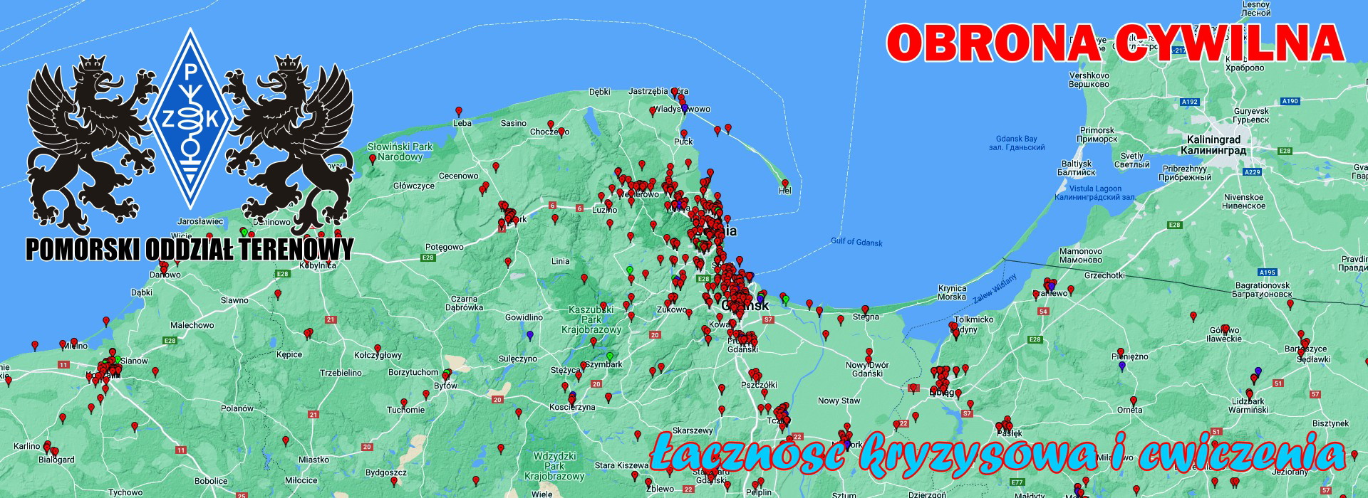 Obrona Cywilna, Łączność Kryzysowa i ćwiczenia